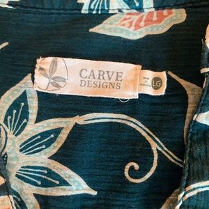 Carve Designs, large, blue floral blouse
